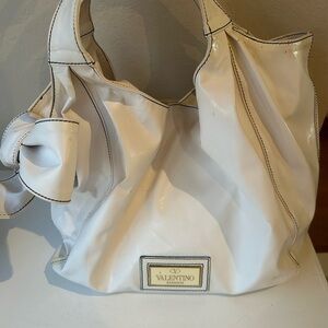 Valentino Garavani White Hobo Bag